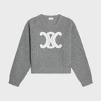 CELINE Crew Neck Sweater Fine Knit Wool(Many)