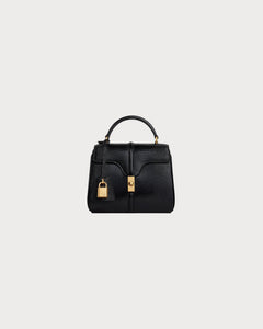 CELINE MINI 16 IN LIZARD | 賽琳 迷你手袋 (Black)