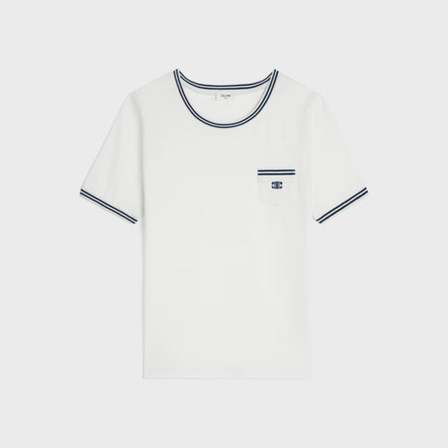 CELINE 70's Triomphe T-Shirt Cotton Jersey(Many)