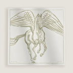 هيرميس ليبر كوم بيغاسي وشاح 90 | وشاح هيرميس الحريري (أبيض)