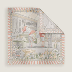 HERMES Pony Pit Stop double face scarf 90 | Hermès silk scarf (multicolor)
