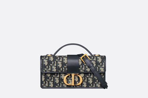 حقيبة كريستيان ديور ميس مونتين الصغيرة | حقيبة ديور الصغيرة (مونوغرام أزرق)