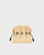 LOEWE Medium Flamenco Raffia Clutch | 羅意威 草編袋 (啡色)