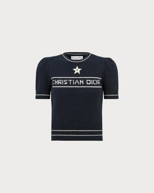 CHRISTIAN DIOR Short Sleeve Sweater | 迪奧 短身上衣 (白色)