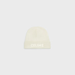 CELINE Men's Beanie | 賽琳 男仕冷帽 (Ecru)