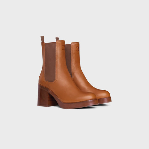 CELINE Tess Chelsea Boot in Calfskin | 賽琳 Tess 小牛皮切爾西靴(哈瓦那色)
