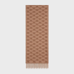 وشاح سيلين من الكشمير بنقشة مونوغرام | وشاح سيلين (متعدد الألوان)