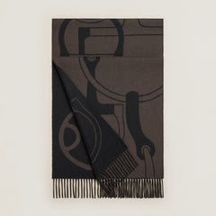 وشاح هيرمس المعدني للفروسية | وشاح هيرمس للرجال (متعدد الألوان)