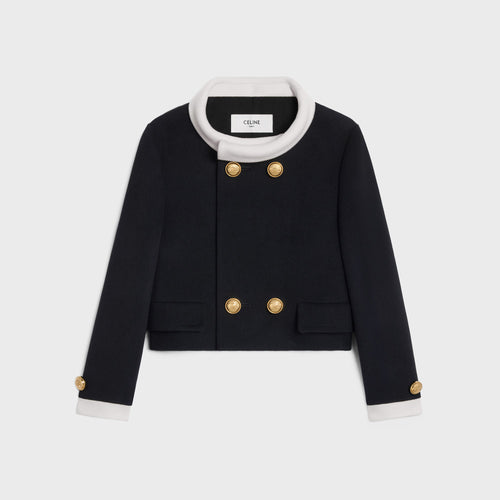 CELINE Brompton Jacket in Cashmere Cloth | 賽琳 Brompton 羊絨布外套(黑色)