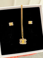 أقراط سيلين غلاكون ستدز | أقراط سيلين (ذهبية)