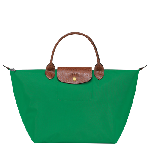 LONGCHAMP Le Pliage Original M Handbag | 瓏驤 短帶手提袋 (Green)