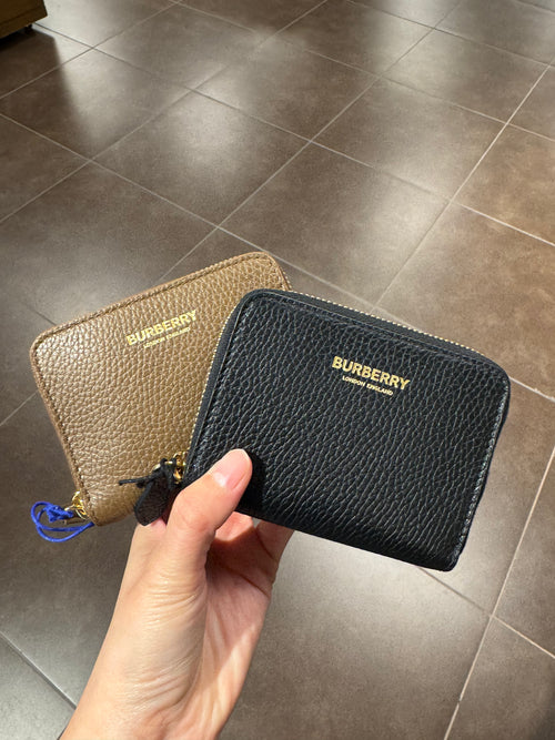BURBERRY Mini Zip Around Wallet | Burberry Wallet (Multicolor)