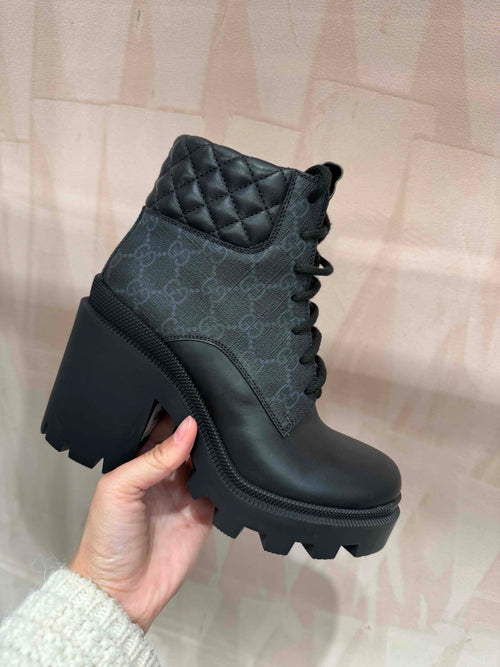 GUCCI GG Trip Ankle Boot(Black)