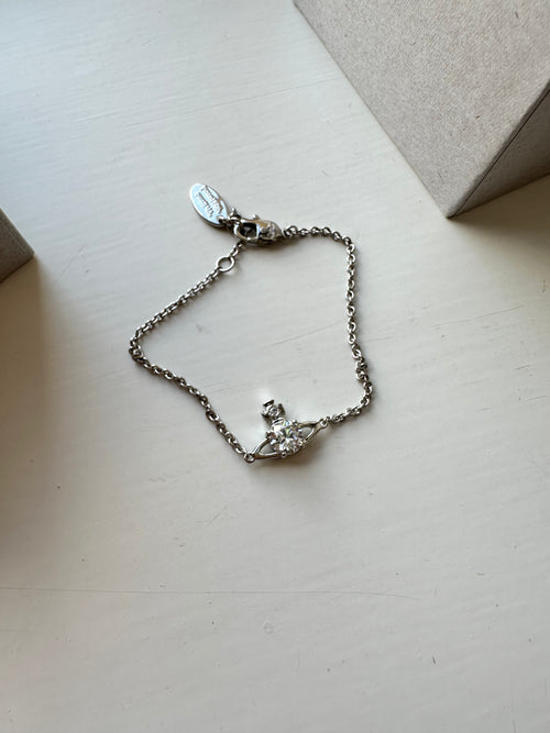 VIVIENNE WESTWOOD Reina Small Bracelet | 西太后 手鏈 (銀色)