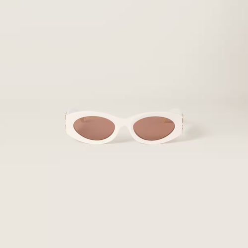 MIU MIU Glimpse sunglasses (Chocolate brown lenses)