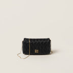 MIU MIU Matelassé Nappa Leather Mini-Bag | MIU MIU Handbag (Black)
