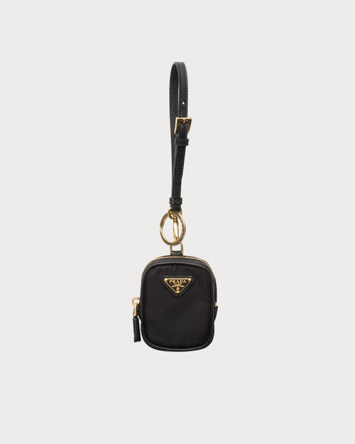 PRADA 1TT202 Re-Edition 1978 Re-Nylon Mini-Pouch Black | Prada Mini Pouch Keychain (Black)