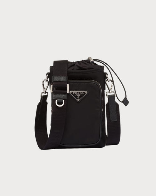 PRADA 2ZH155 Re-Nylon Smartphone Case Black | Prada Phone Pouch (Black)