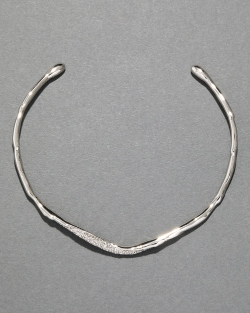 أليكسيس بيطار - طوق سولاناليس ذهبي رفيع من الكريستال | قلادة (متعددة الألوان)