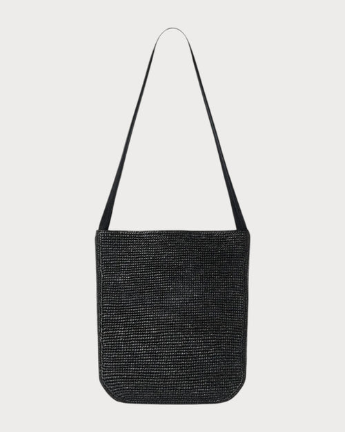 THE ROW Lori Bag Natural Raffia(Black)