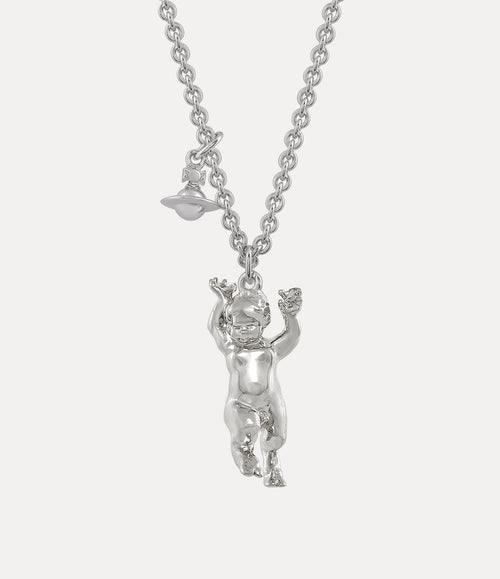 VIVIENNE WESTWOOD Man Satyr Pendant Necklace | 西太后 男仕頸鏈 (銀色)