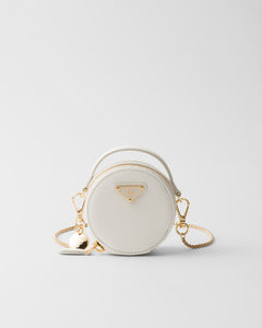 PRADA Saffiano Leather Mini-Pouch | 普拉達 迷你袋 (White)
