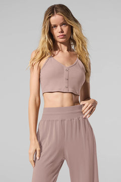 ALO YOGA Ribbed Delicate Lounge Tank | 羅紋休閒背心 (多色) - LondonKelly 英國名牌代購