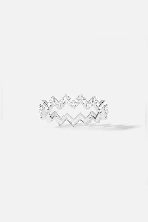 APM MONACO A17931OX Up And Down Ring | 戒指 (銀色) - LondonKelly 英國名牌代購