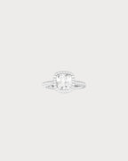 APM MONACO A22025OX Small Square Pave Ring | 小方形鑲石戒指 (銀色) - LondonKelly 英國名牌代購
