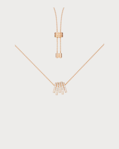 APM MONACO AC4693OX Hoop Silver Adjustable Necklace | 銀色圓圈可調式項鍊 (多色) - LondonKelly 英國名牌代購