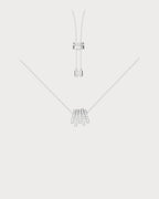 APM MONACO AC4693OX Hoop Silver Adjustable Necklace | 銀色圓圈可調式項鍊 (多色) - LondonKelly 英國名牌代購