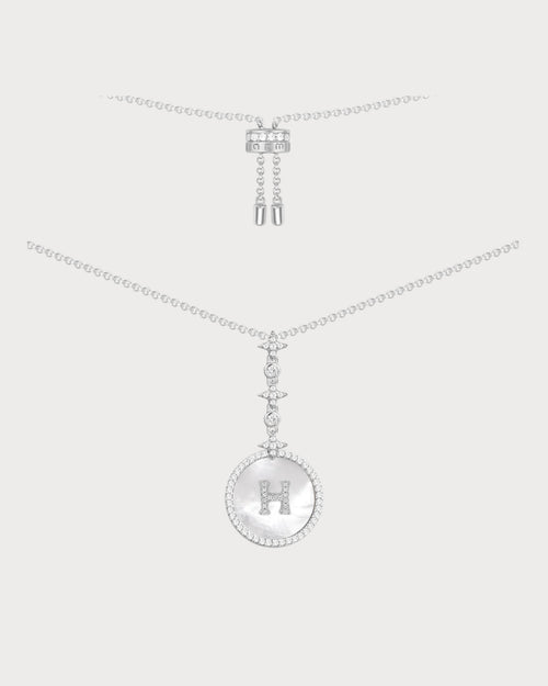 APM MONACO AC5794XNAA Alphabet Eternelle Adjustable Necklace | 可調式頸鏈 (銀色) - LondonKelly 英國名牌代購