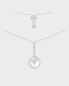 APM MONACO AC5794XNAA Alphabet Eternelle Adjustable Necklace | 可調式頸鏈 (銀色) - LondonKelly 英國名牌代購