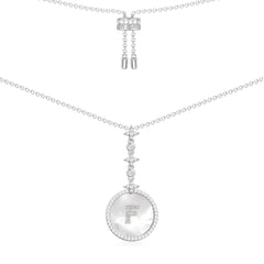 APM MONACO AC5794XNAA Alphabet Eternelle Adjustable Necklace | 可調式頸鏈 (銀色) - LondonKelly 英國名牌代購