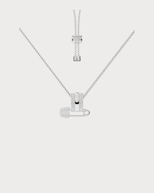 APM MONACO AC6952XKG Safety Pin Adjustable Necklace | 別針可調式頸鏈 (多色) - LondonKelly 英國名牌代購
