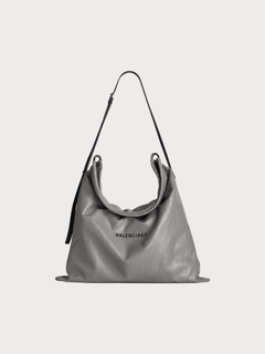 BALENCAIGA (M) Shopper Dust Bag Crossbody Pouch Arena Lambskin(Large/2 Colors) - LONDONKELLY 英國名牌代購
