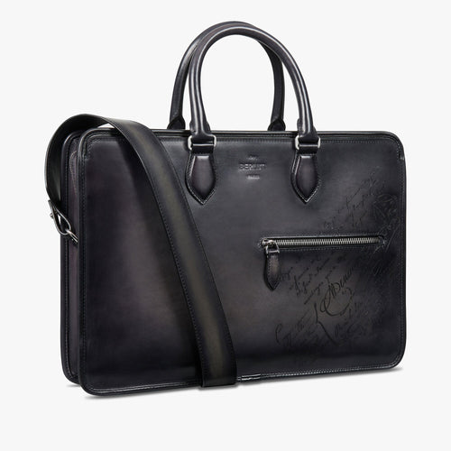 BERLUTI Un Jour Scritto Leather Briefcase | 伯魯提 公事包 (多色) - LondonKelly 英國名牌代購