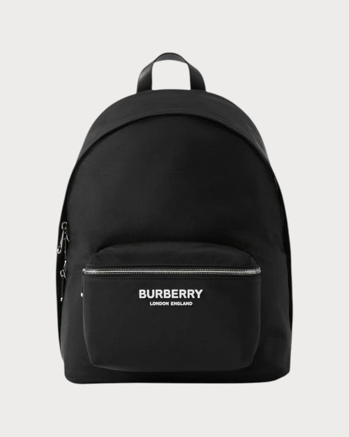 BURBERRY Logo Print Backpack | 博柏利 背囊 (黑色) - LONDONKELLY 英國名牌代購