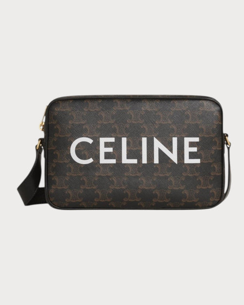 CELINE Men's Medium Messenger Bag | 賽琳 男仕郵差袋 (黑色) - LONDONKELLY 英國名牌代購