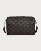 CELINE Men's Mini Boston In Triomphe Canvas | 賽琳 男仕手袋 (黑色) - LondonKelly 英國名牌代購