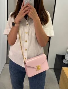 CELINE Wallet on Chain Triomphe | 賽琳 銀包連鏈帶 (多色) - LondonKelly 英國名牌代購