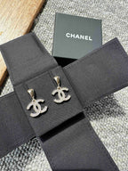 CHANEL ABD519 Crystal Earrings(Pale Gold) - LONDONKELLY 英國名牌代購