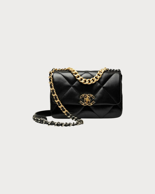 CHANEL AS1160 Small 19 Bag | 香奈兒 手袋 (黑色金扣) - LONDONKELLY 英國名牌代購