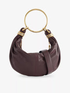CHLOE Bracelet Mini Leather Hobo Bag Grenat | 蔻依 手袋 (石榴紅) - LondonKelly 英國名牌代購