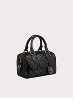 CHRISTIAN DIOR Dior Groove 20 Bag Macrocannage Crinkled Calfskin(Black) - LONDONKELLY 英國名牌代購