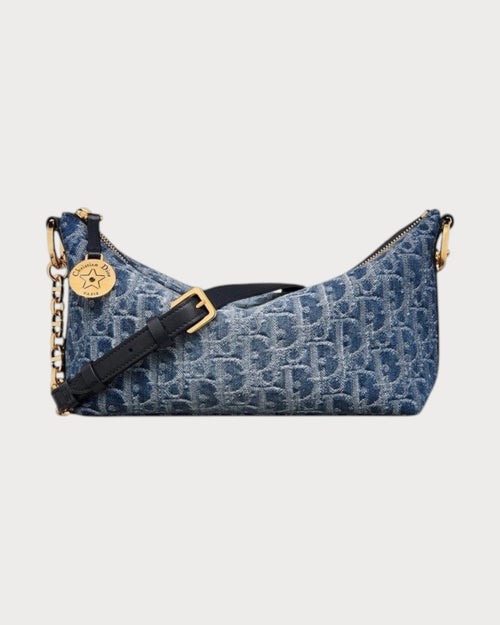 CHRISTIAN DIOR Diorstar Hobo Bag with Chain | 迪奧 手袋 (藍色) - LONDONKELLY 英國名牌代購