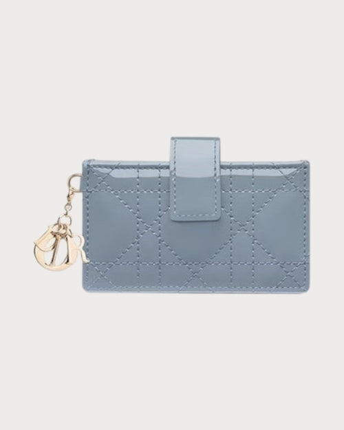 CHRISTIAN DIOR Lady Dior Jasmine Card Holder Calfskin | 迪奧 卡套銀包 (多色) - LONDONKELLY 英國名牌代購