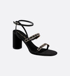 CHRISTIAN DIOR Women's Diorissime Heeled Sandal | 迪奧 高跟涼鞋 (黑色) - LondonKelly 英國名牌代購