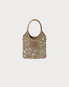 MIU MIU IVY Embroidered Gabardine Bag | 繆繆 手袋 (多色)