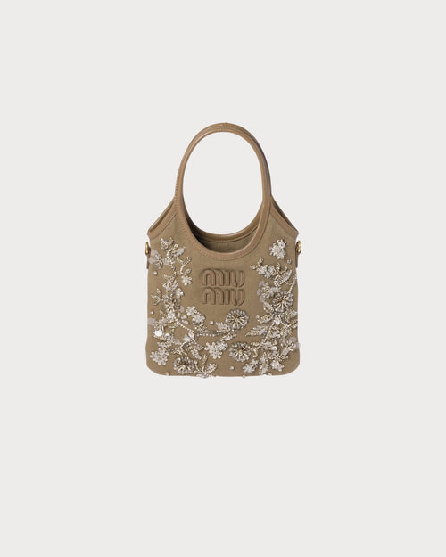 MIU MIU IVY Embroidered Gabardine Bag | 繆繆 手袋 (多色)